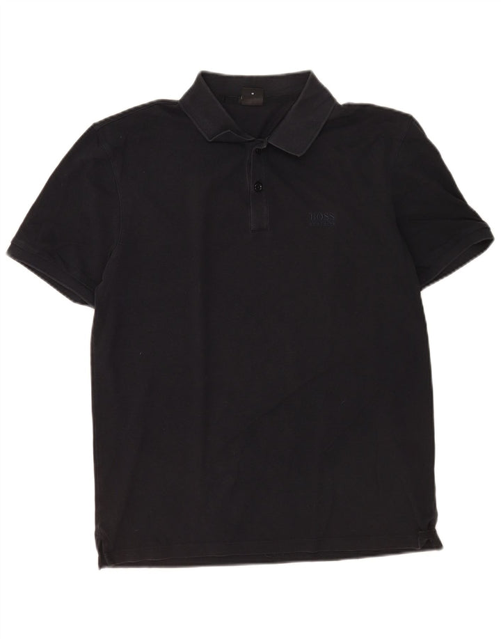 HUGO BOSS Poloshirt til mænd Medium Sort Bomuld