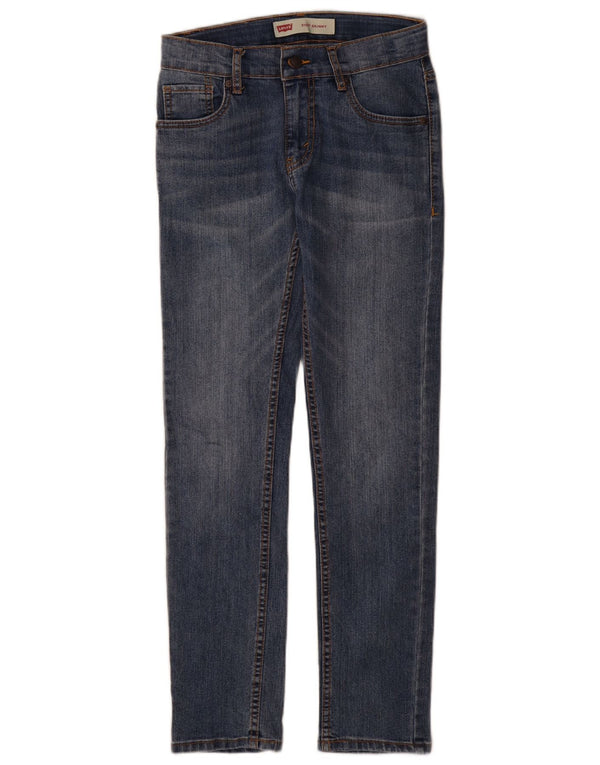 Levi's Boys 510 Skinny Jeans 11-12 år W26 L29 Blå Bomuld