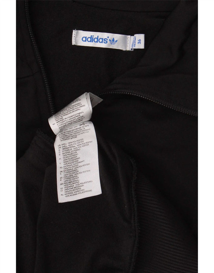 Adidas Grafisk træningsdragt topjakke til kvinder EU 36 Lille sort polyester