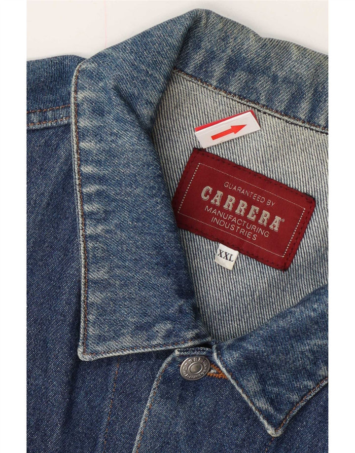 Carrera Herre denimjakke UK 44 2XL Blå Bomuld