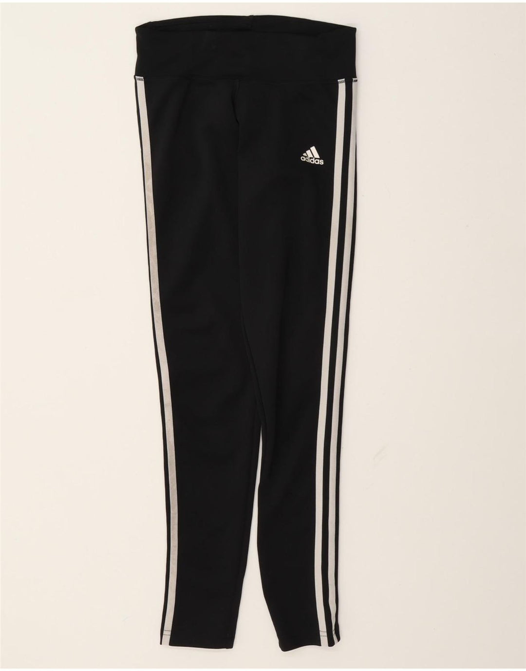 Adidas Dame Leggings UK 4/6 XS Sort Polyester
