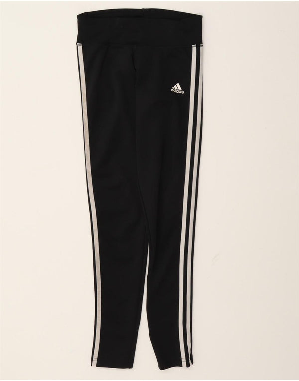Adidas Dame Leggings UK 4/6 XS Sort Polyester
