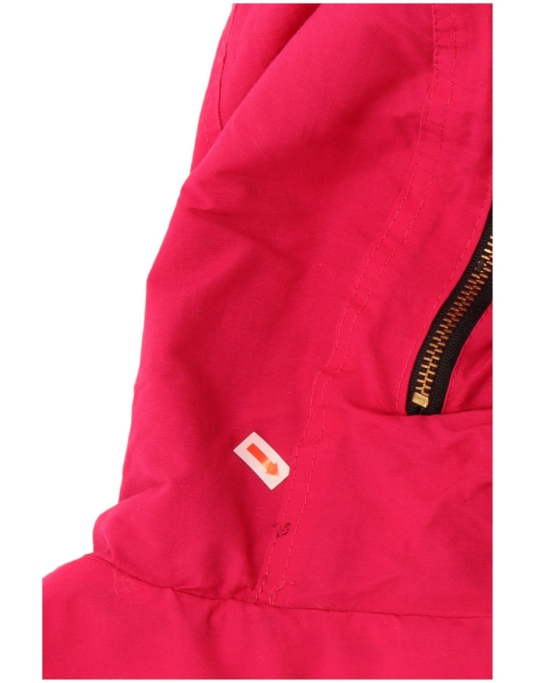 VINTAGE Dame Oversized Grafisk Windbreaker Jacket UK 14 Medium Pink