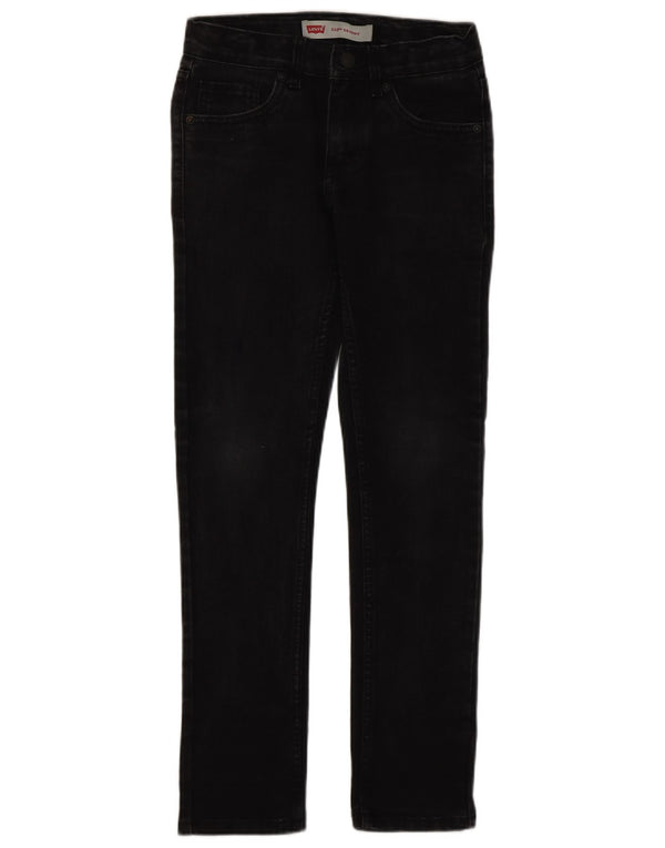 Levi's Boys 510 Skinny Jeans 9-10 år W26 L27 sort bomuld