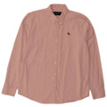 Abercrombie & Fitch herreskjorte stor pink bomuld
