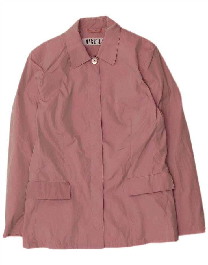 Marella Womens Utility Jacket UK 14 Large Pink Polyester