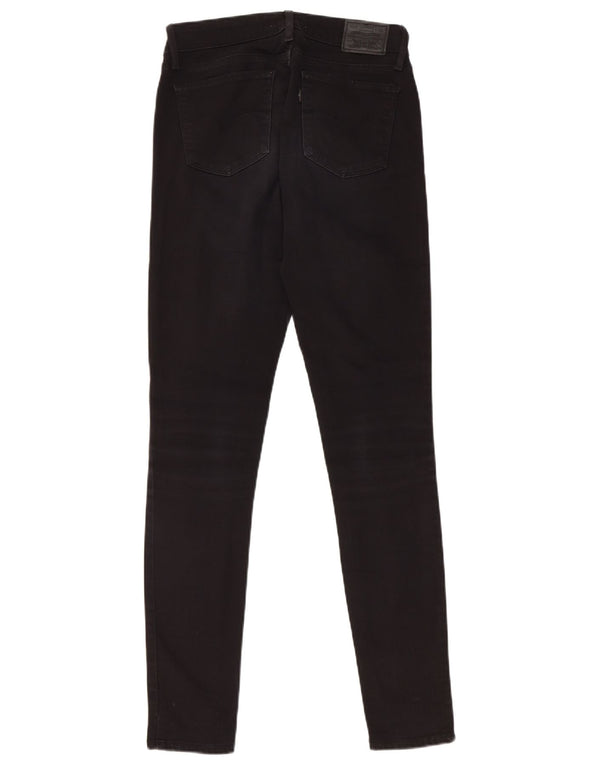 Levi's Dame 711 Skinny Jeans W26 L32 Sort Bomuld