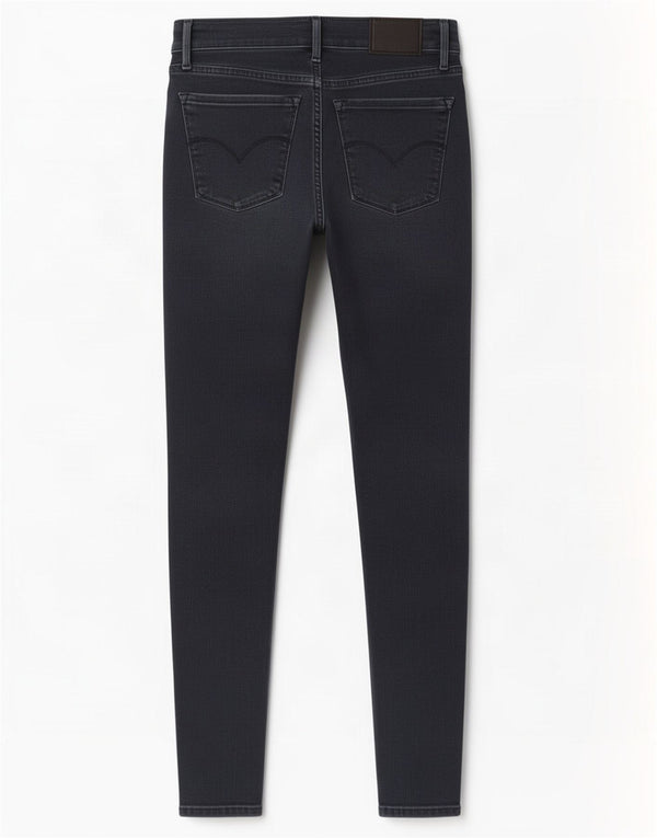 Levi's Womens 710 Super Skinny Jeans W26 L27 Navy Blue Cotton