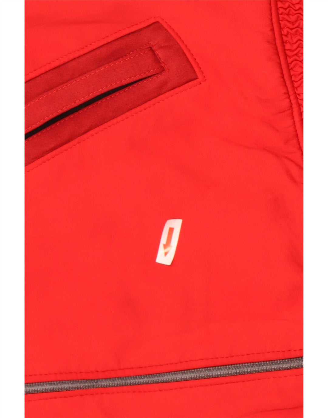 Vintage Herre Utility Jacket IT 52 XL Rød polyurethan