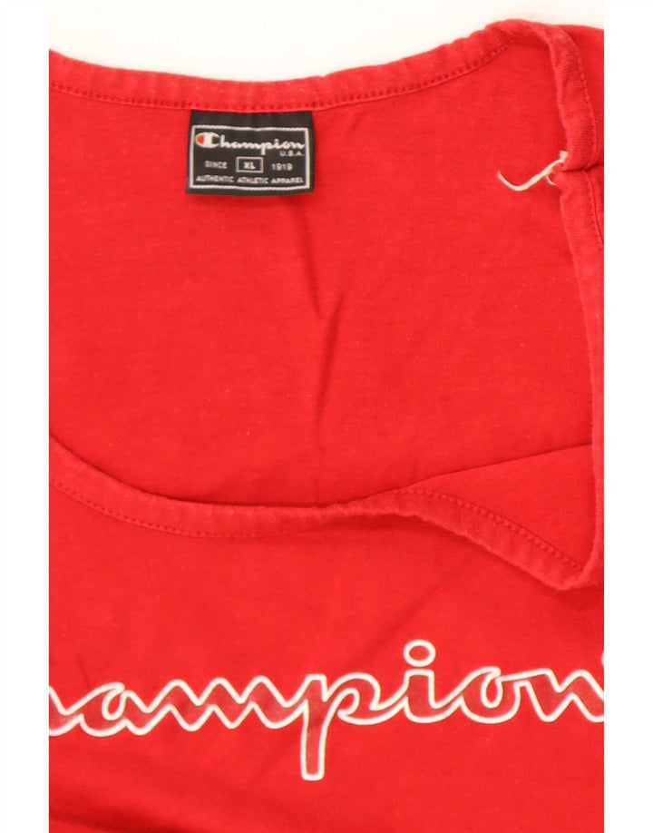 Champion Herre Grafisk Vest Top XL Rød