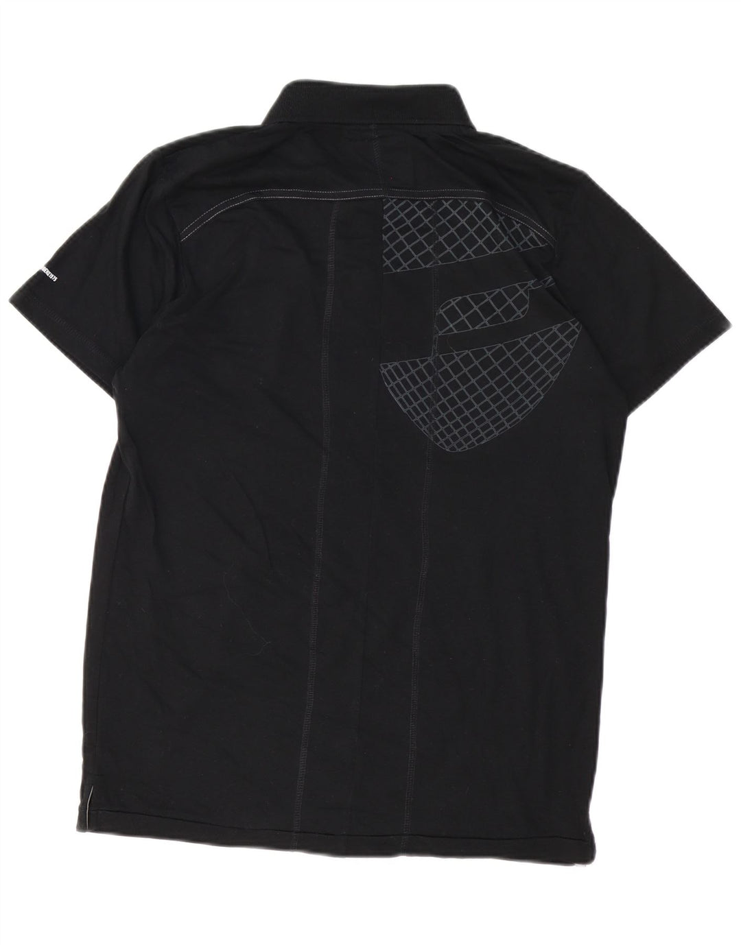JACK & JONES Poloshirt til mænd Stor Sort Geometrisk