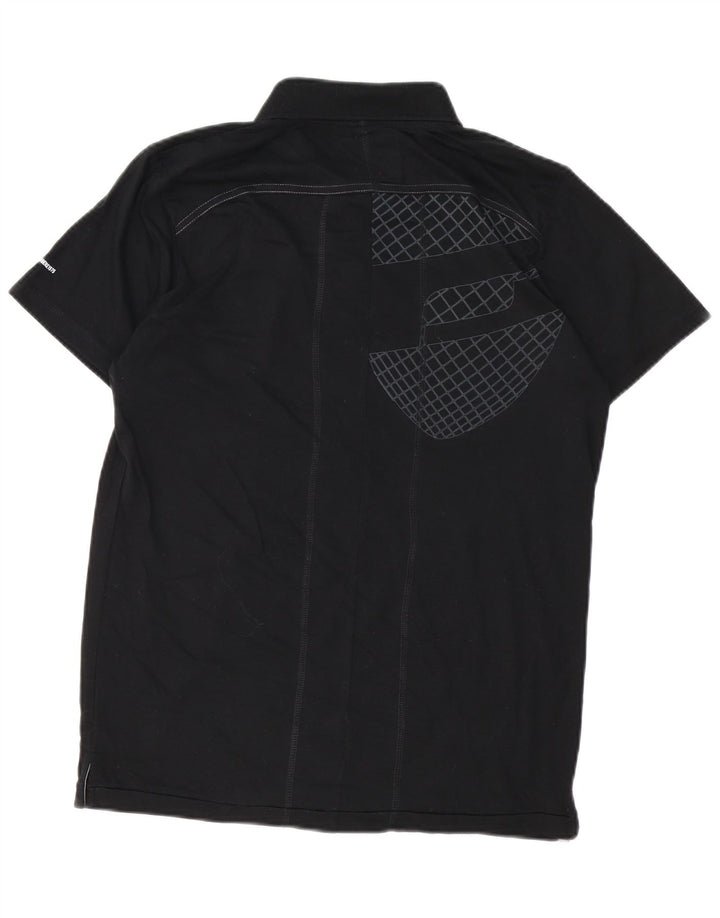 JACK & JONES Poloshirt til mænd Stor Sort Geometrisk