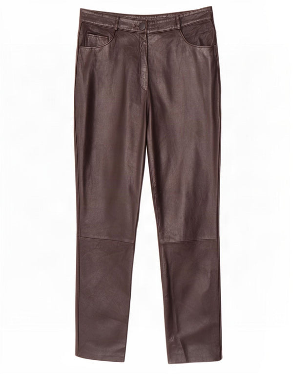 Marks & Spencer Lige bukser til kvinder UK 14 Large W30 L30 Brun
