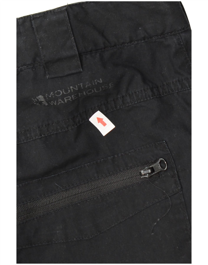 Mountain Warehouse Herre Straight Cargo Bukser W32 L31 Sort Polyester