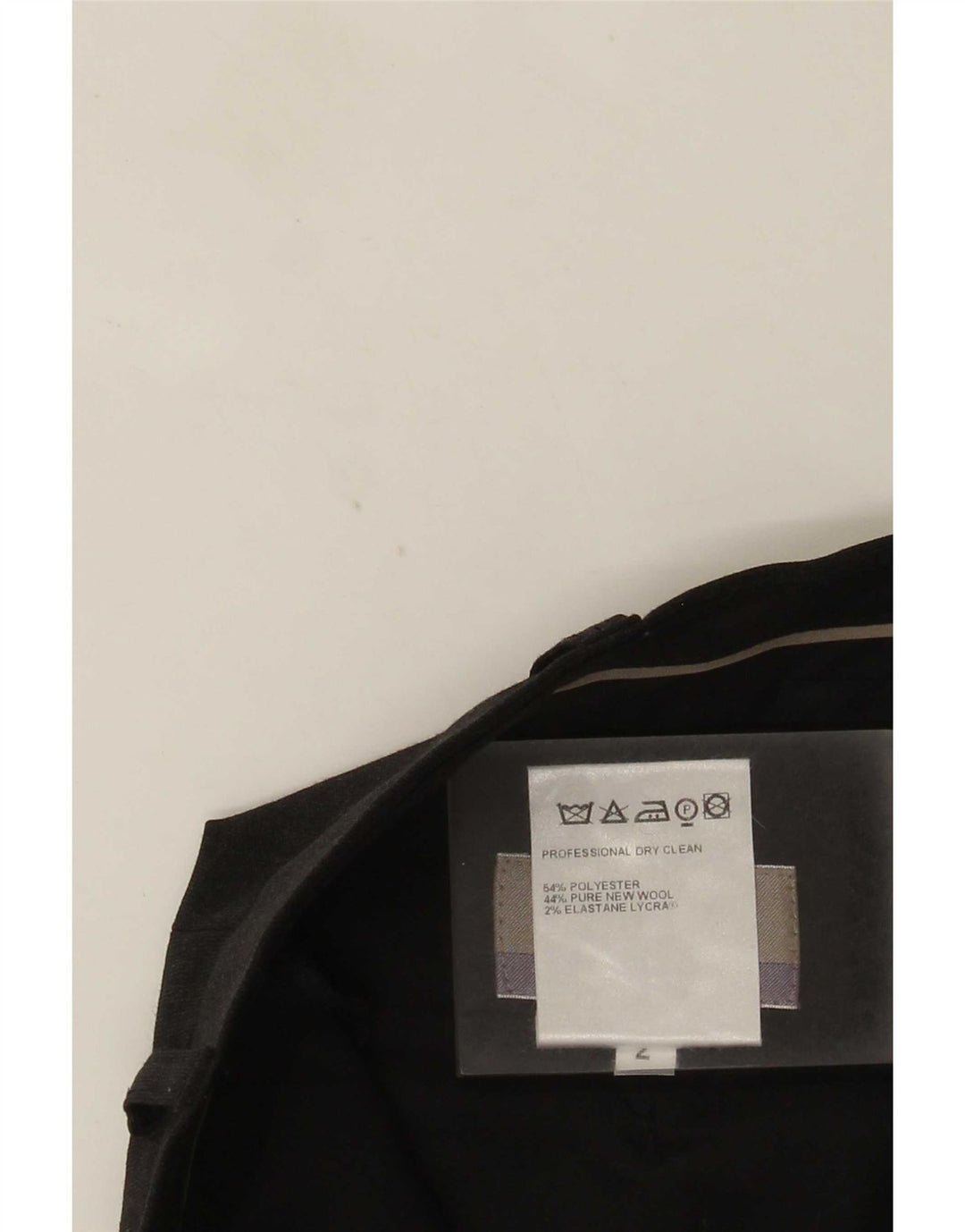 Marks & Spencer Herre skræddersyede jakkesætsbukser W36 L31 Grå polyester
