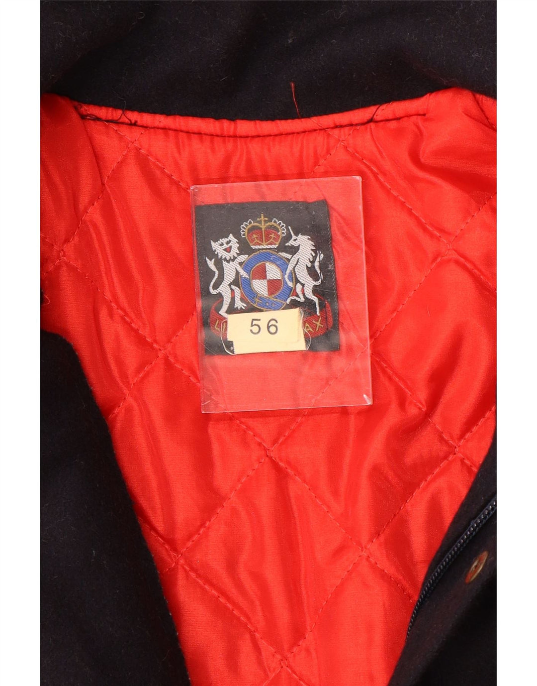 VINTAGE Herre Windbreaker Coat IT 56 3XL Navy Blue