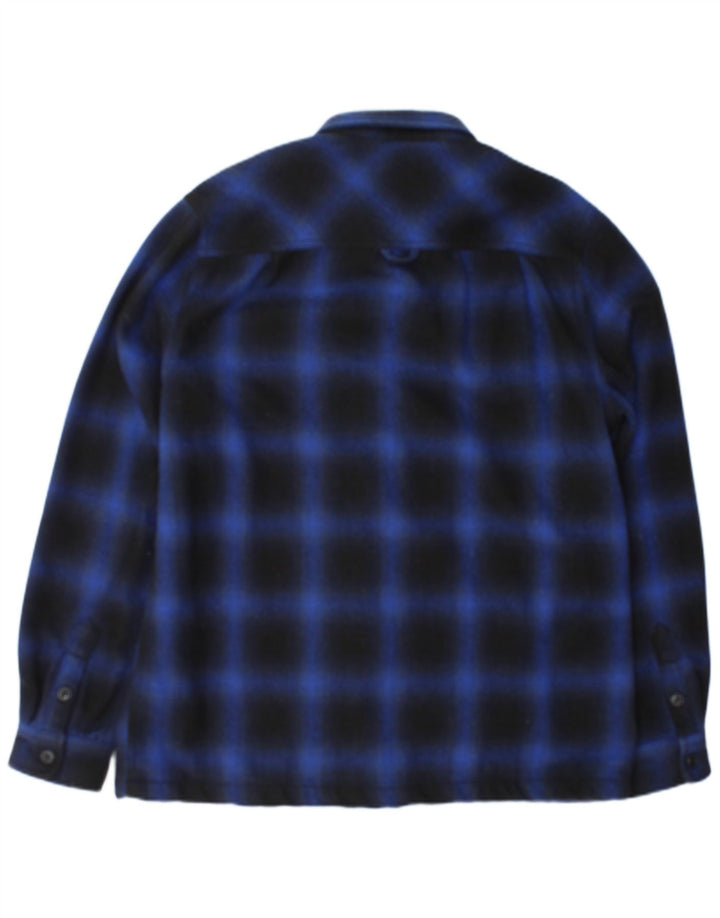 Superdry Lumberjack Flanelskjorte til mænd XL Marineblå Ternet polyester