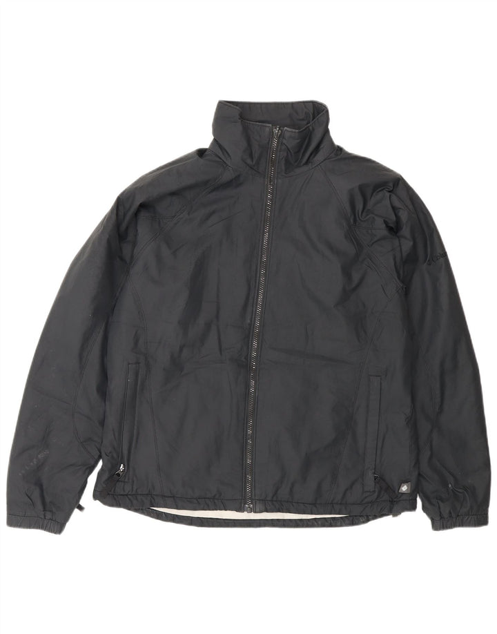 Columbia Windbreaker Jacket UK 14 Medium Sort Polyester
