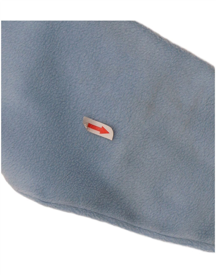 Columbia Herre Button Neck Fleece Jumper Medium Blue Colourblock Polyester