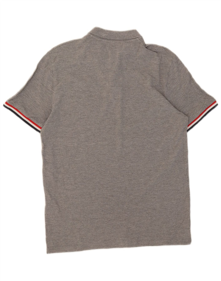 JACK & JONES Poloskjorte til mænd mellemgrå bomuld