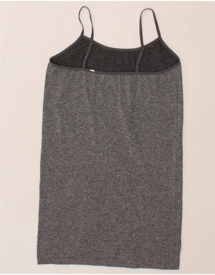 MOSSIMO Womens Sleeveless Shift Dress UK 12 Medium Grey Nylon Vintage Mossimo and Second-Hand Mossimo from Messina Hembry 