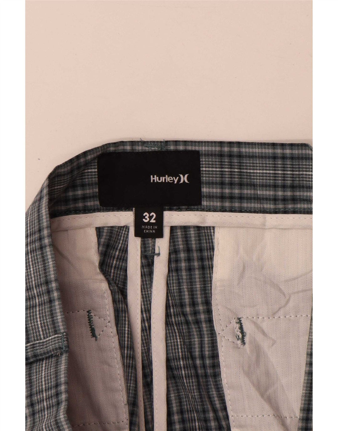 Hurley Herre Chino Shorts W32 Medium Blue Ternet Bomuld