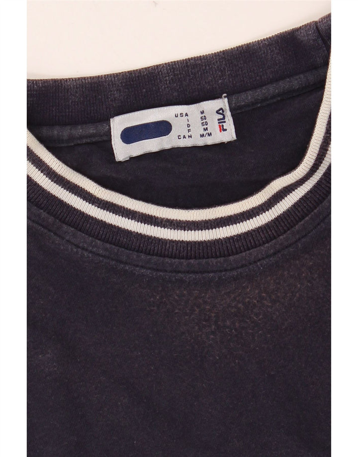 FILA Herre grafisk T-shirt Top IT 50 Mellem marineblå bomuld