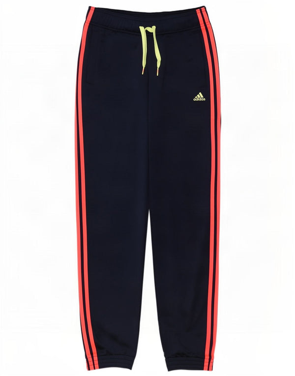 Adidas Pige Træningsdragt Bukser Joggers 13-14 År Marineblå Polyester