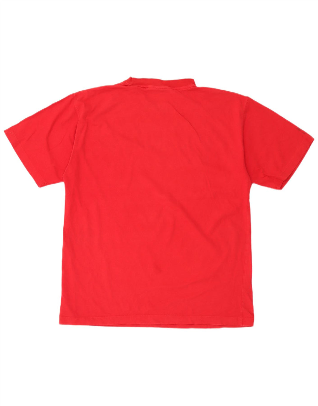 Reebok Herre T-Shirt Top Stor Rød Bomuld