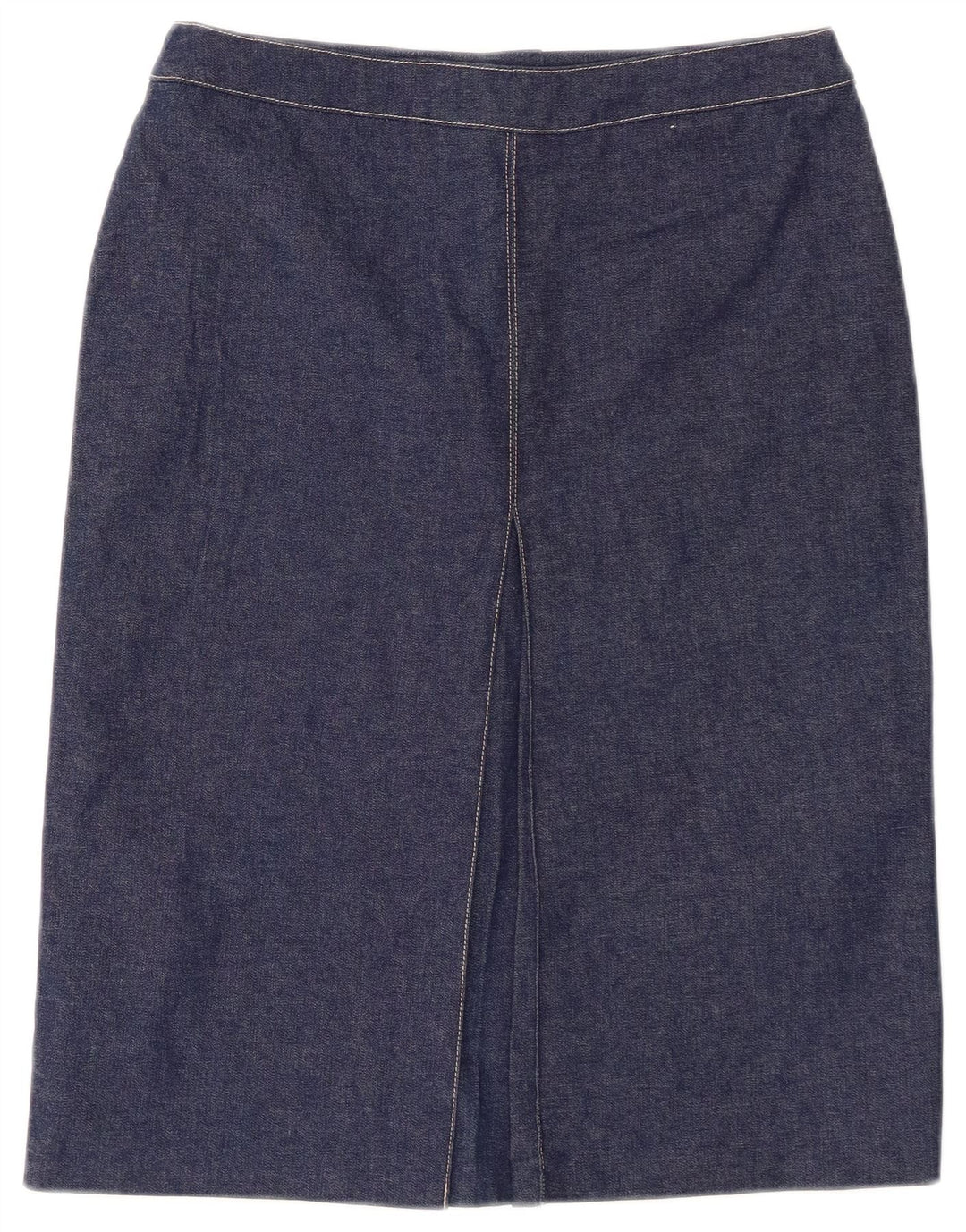 ST. BERNARD Dame højtaljet denimnederdel UK 12 Medium W26 Navy Blue