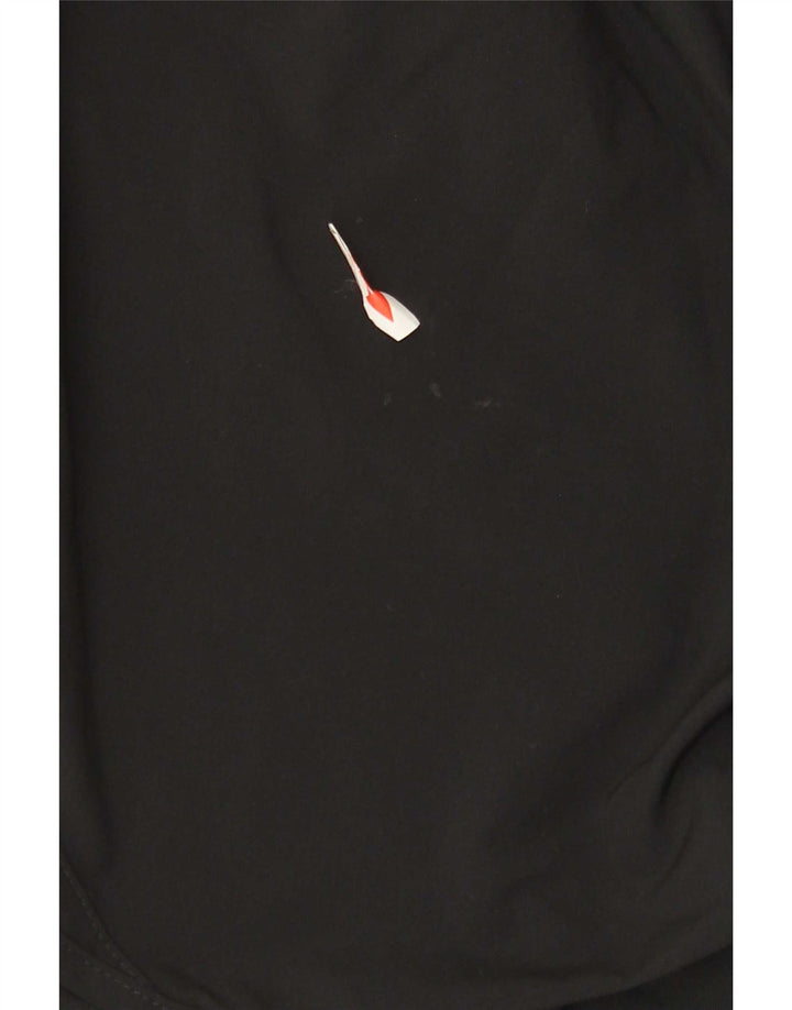 Nike Dame Dri Fit Sports Shorts UK 12 Medium Sort Polyester