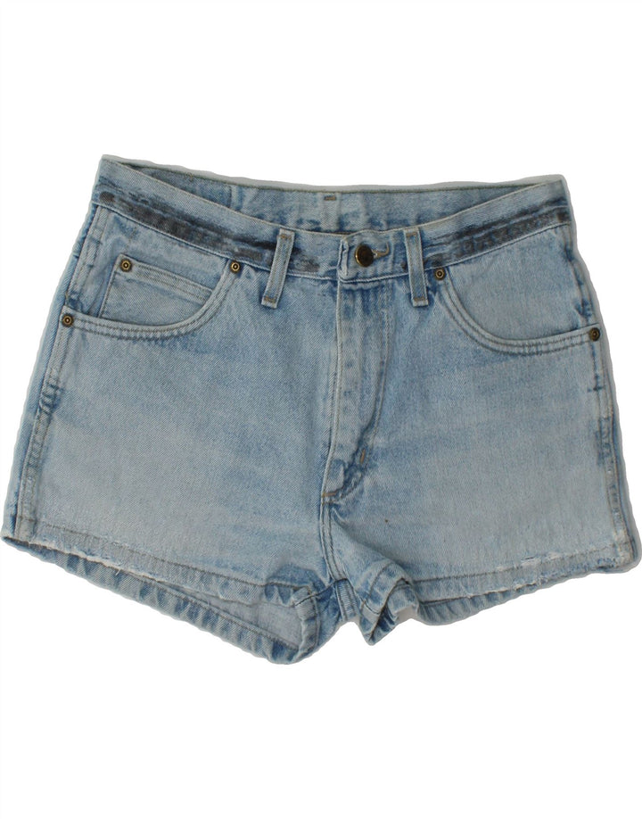 WRANGLER Womens Denim Shorts W32 Medium Blue Cotton Vintage Wrangler and Second-Hand Wrangler from Messina Hembry 