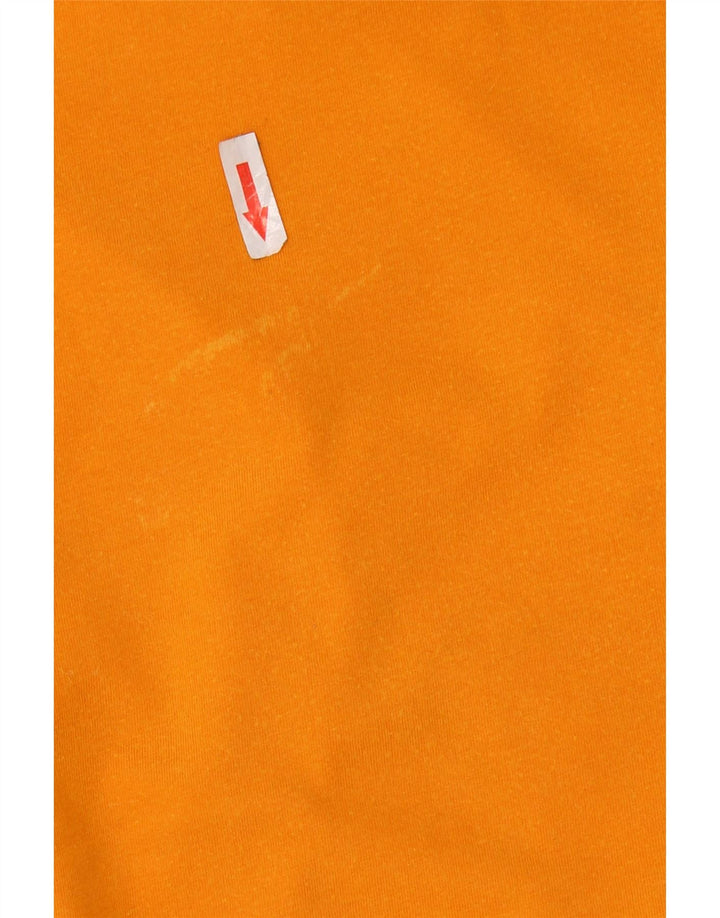 DIADORA Herre Grafisk T-Shirt Top Stor Orange Bomuld