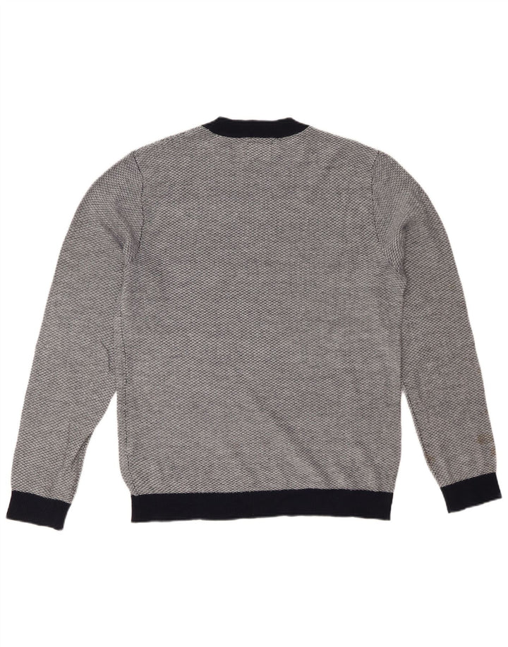 JACK & JONES Herre Crew Neck Jumper Sweater Stor Grå Akryl