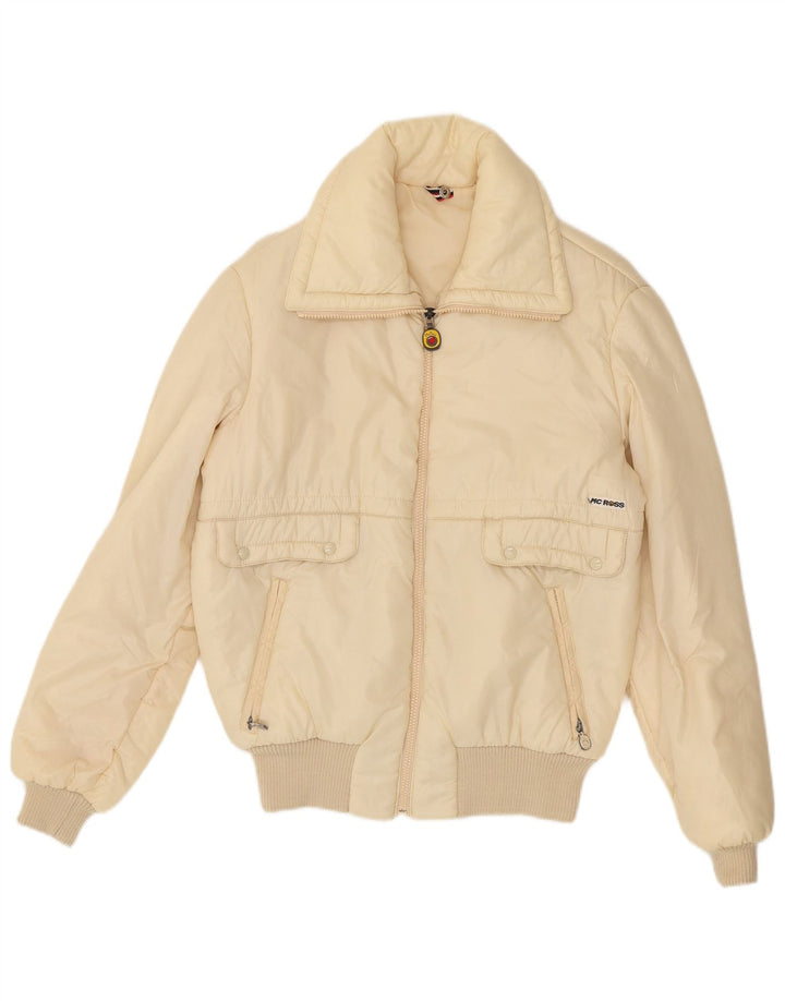 MC Ross Bomberjakke til kvinder IT 46 Large Off White Polyamid