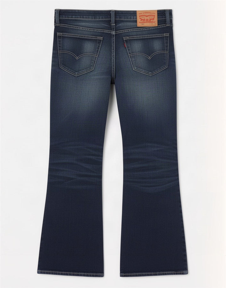 Levi's Herre 527 Bootcut Jeans W32 L32 Marineblå Bomuld