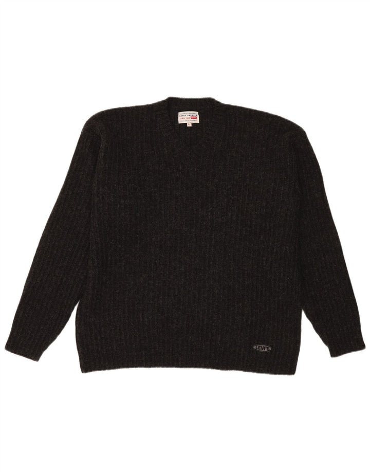 Levi's Herre V-hals sweater Stor sort polyakryl
