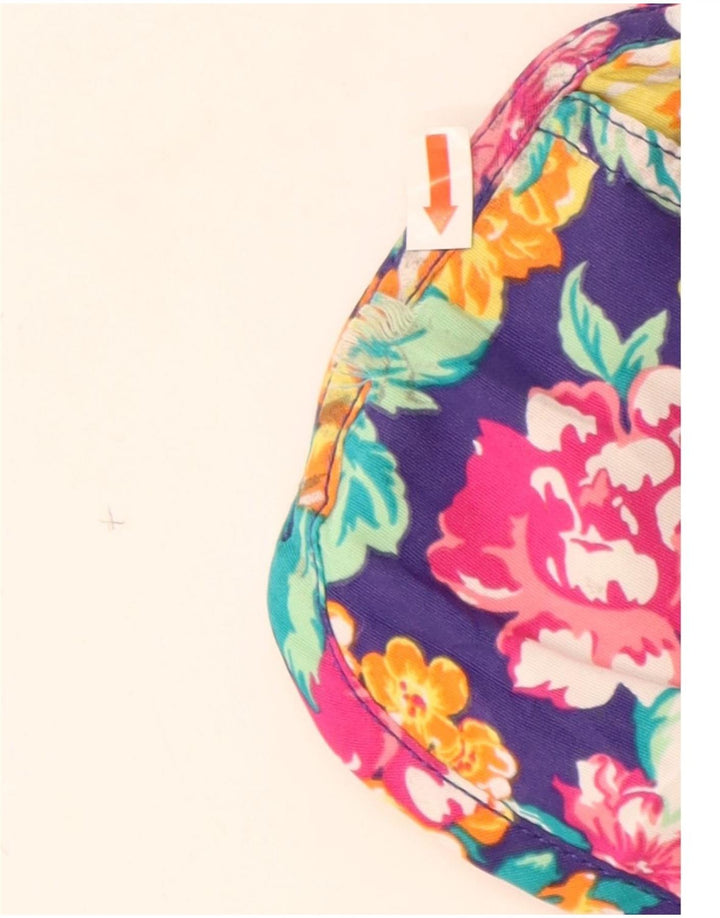 BENETTON Dame Hot Pants W26 Small Multicolored Floral