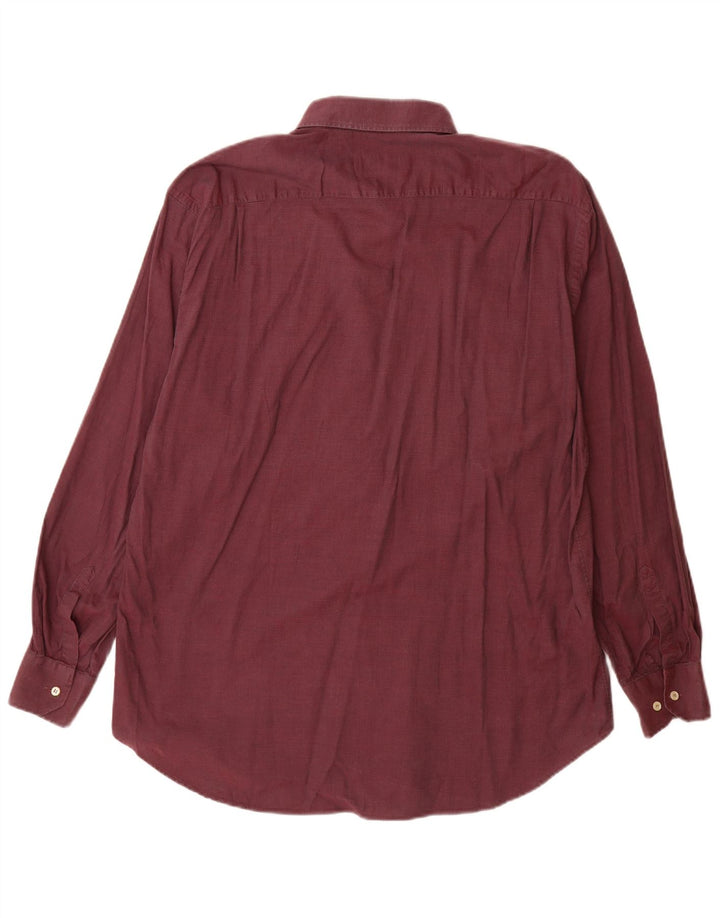 Valentino Herreskjorte str. 43 17 XL Bourgogne bomuld