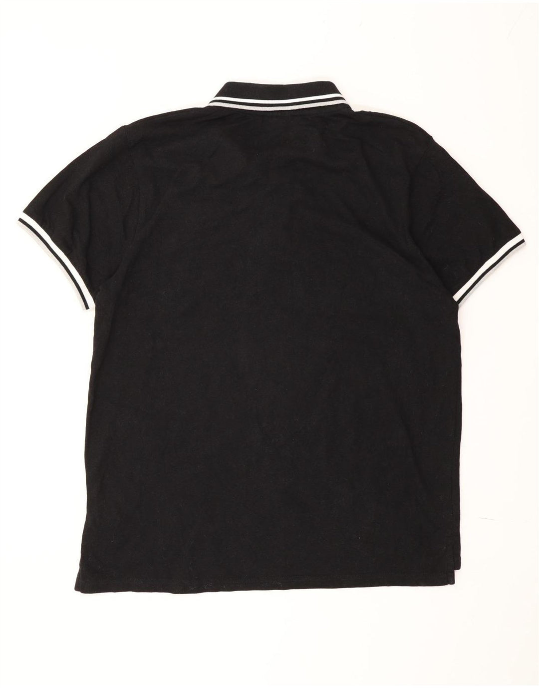 Fila Poloshirt til mænd XL sortstribet bomuld