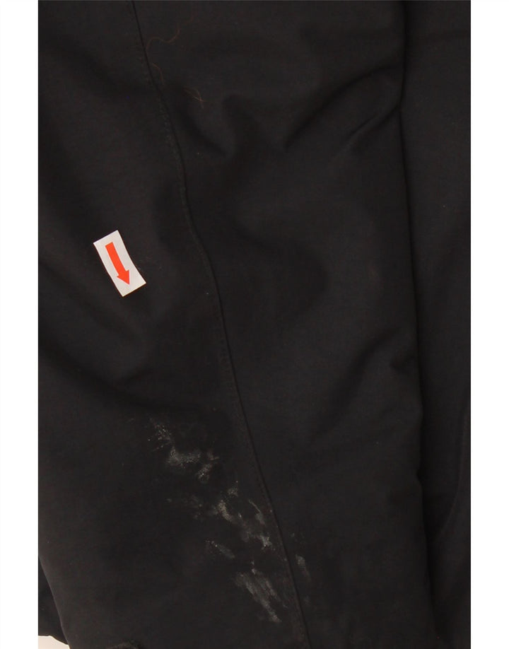 JACK WOLFSKIN Womens Hooded Windbreaker Jacket UK 16 Large Black Polyamide Vintage Jack Wolfskin and Second-Hand Jack Wolfskin from Messina Hembry 