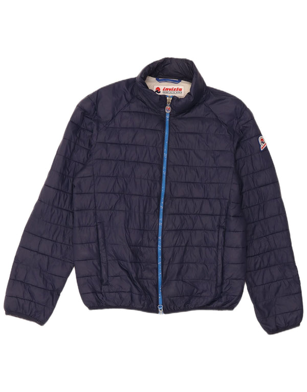 Invicta hættejakke til kvinder UK 18 XL marineblå nylon