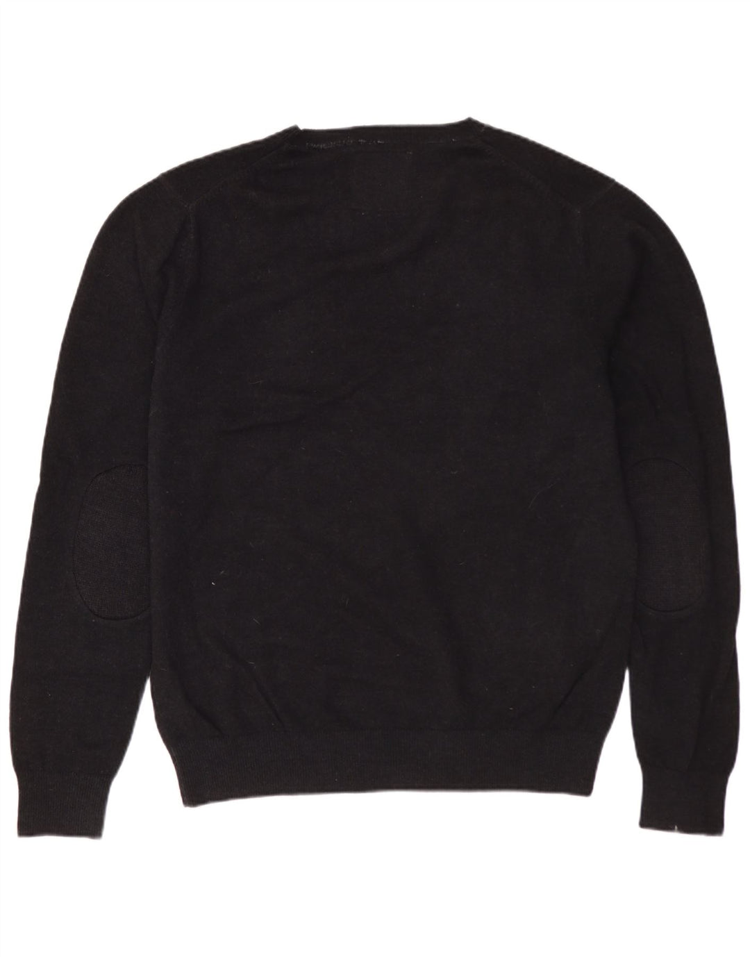 SUN68 Herre V-hals sweater mellemgrå uld