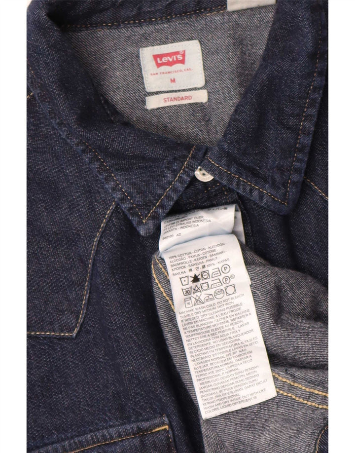 Levi's Herre Standard Fit Denim Shirt Medium Blue Classic