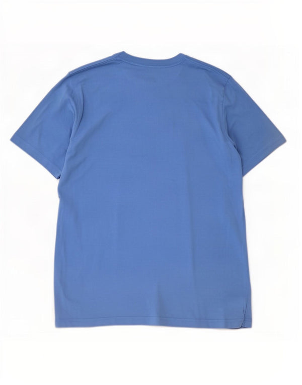 Nike Herre Standard Fit Grafisk T-Shirt Top XL Blå Bomuld
