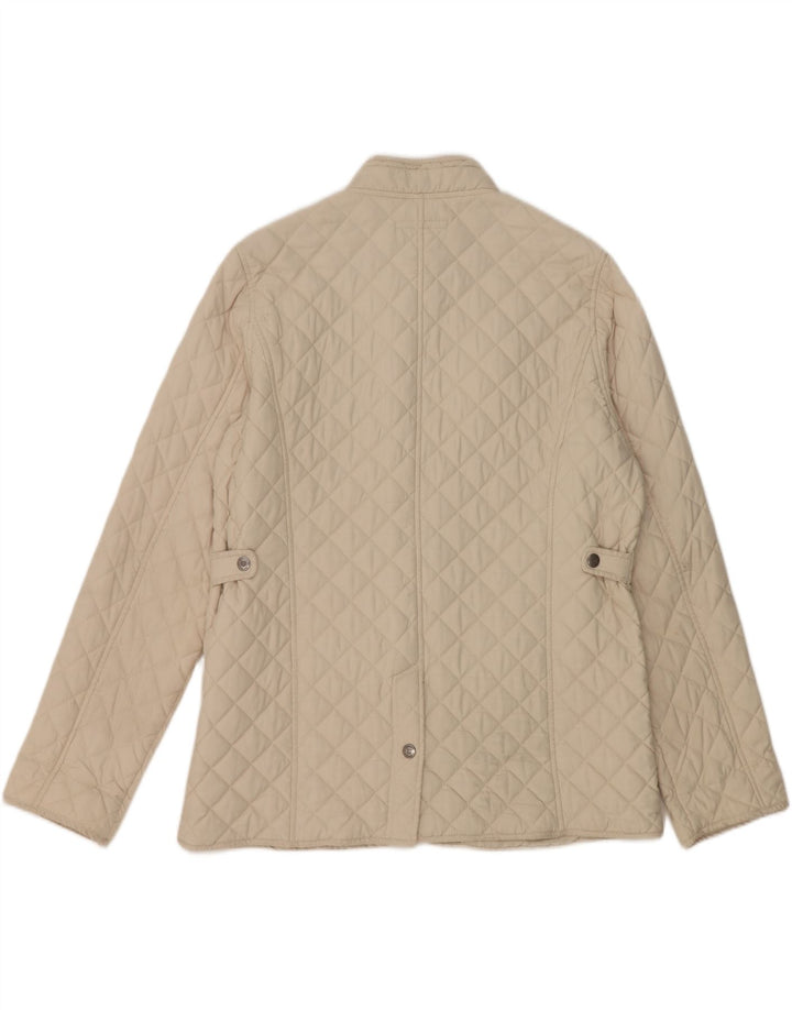 GANT Womens Quilted Jacket UK 18 XL Beige Polyester