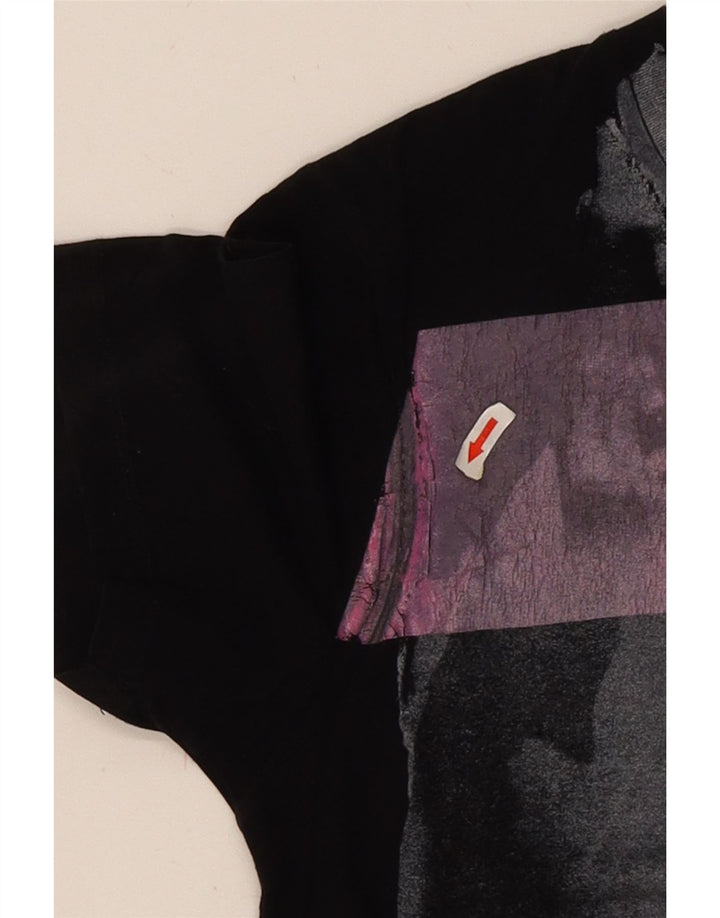 Guess Herre grafisk T-shirt Top Medium Sort Bomuld