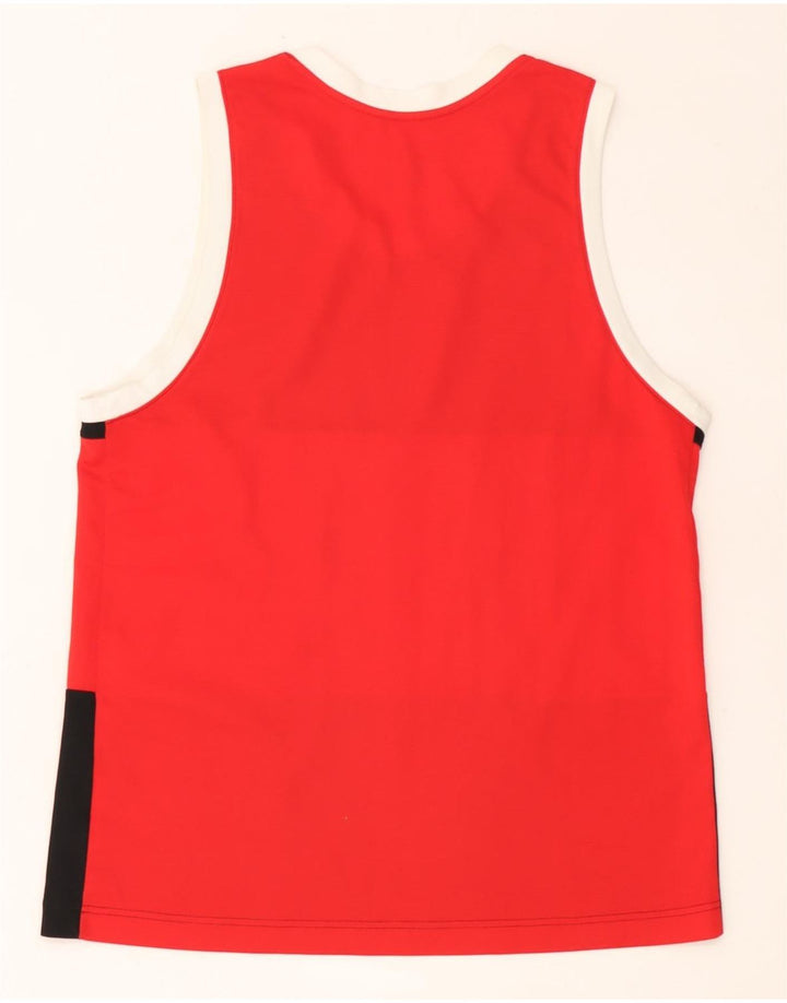 Nike Herre Dri Fit Grafisk Vest Top Stor Sort Colourblock