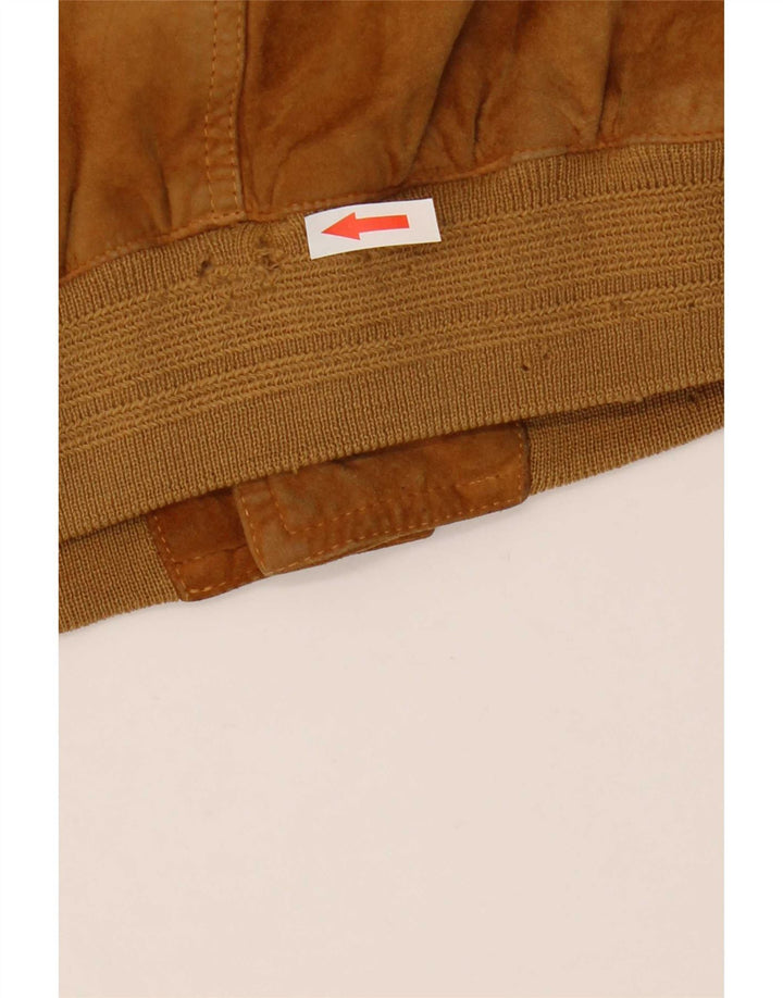 Vintage herre ruskind bomberjakke UK 40 Large Beige