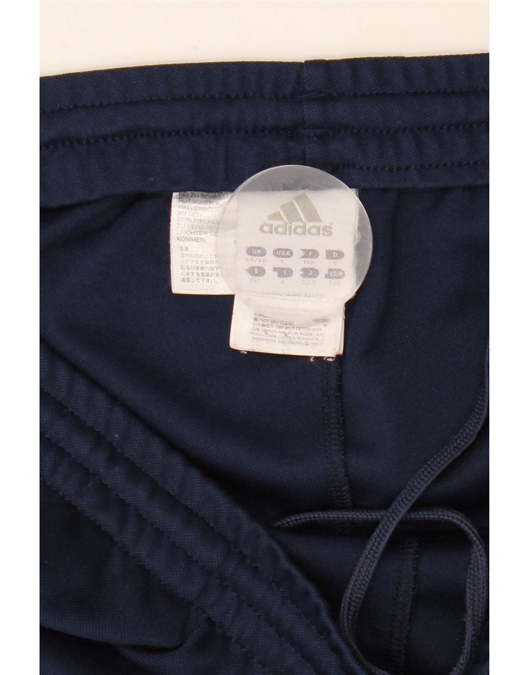 Adidas Træningsdragtsbukser til mænd UK 44/46 Large Navy Blue Polyester